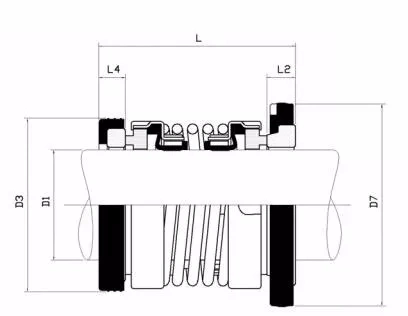 Hochqualifizierte Wasserpumpen-Mechanische Dichtung mit strengen Standards und schneller Lieferung 0